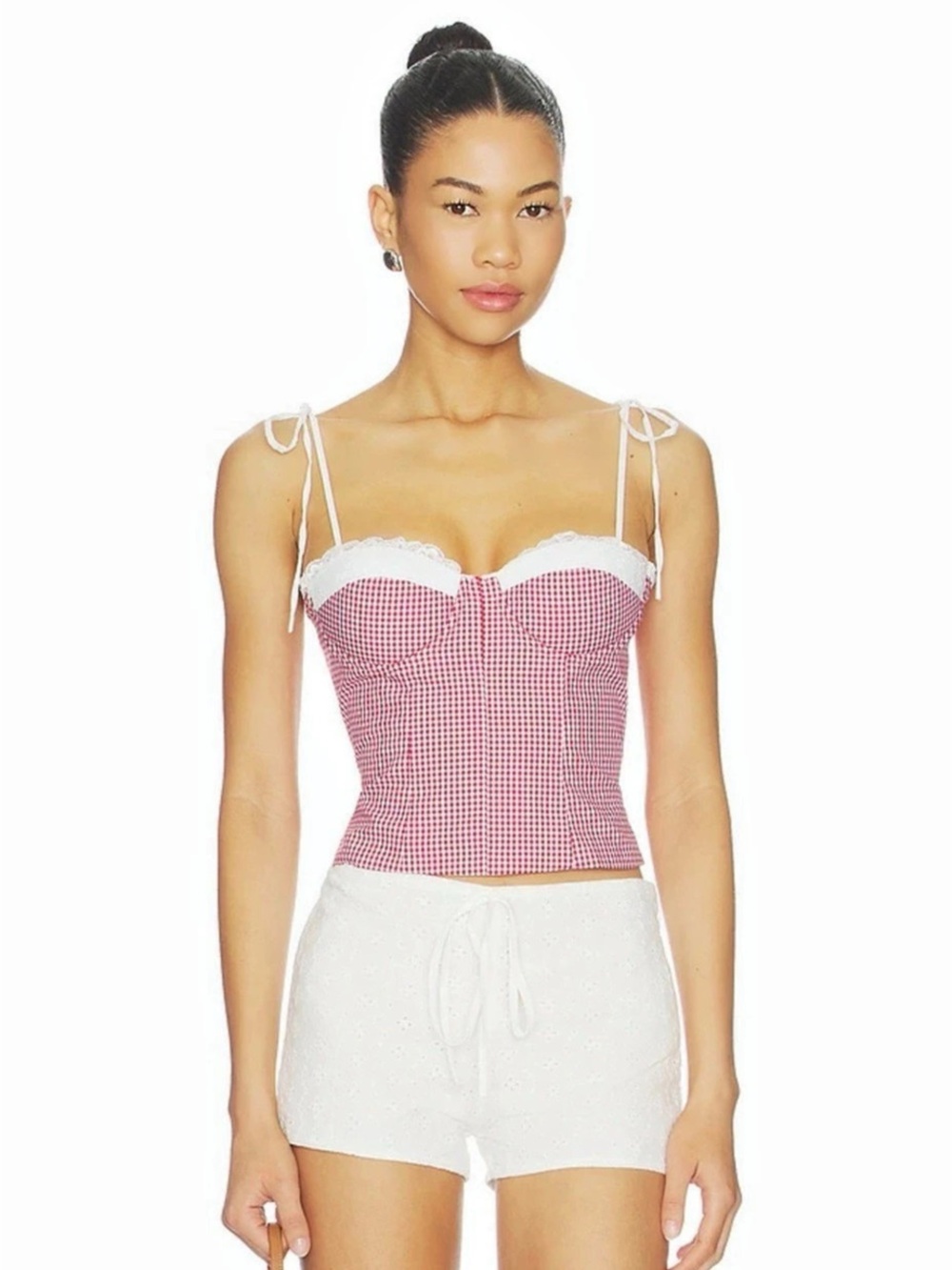 More To Come Roslyn Top in Red Gingham